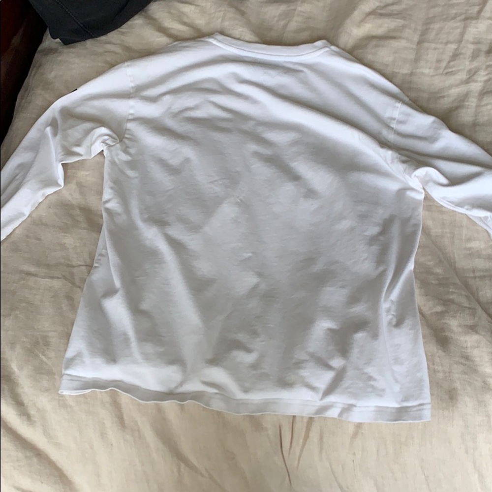 Tommy Jeans Long Sleeve Repeat Flag Tee - Picture 2 of 2